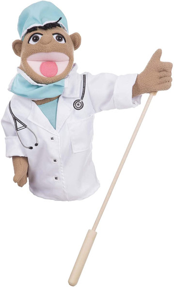 Toy Puppet Hand Melissa & Doug Doctor with Detachable Wooden Rod