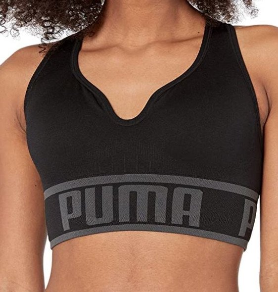 Women Sports Bra Puma Drycell Seamless Black