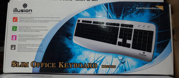 COMPUTER KEYBOARD USB 2028 ILLUSION SLIM PALM
