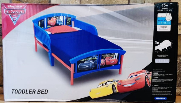 BABY BED TODDLER BB86992CR YD18137 DISNEY CARS PIXAR