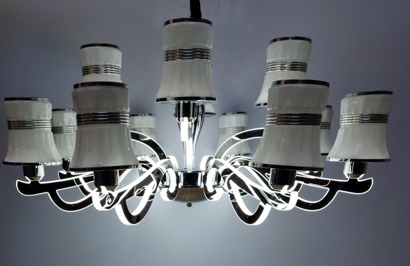 CHANDELIER LED P8013-12 with REMOTE CONTROL / Gold CHANDELIER LED P8013-12 with REMOTE CONTROL / Gold