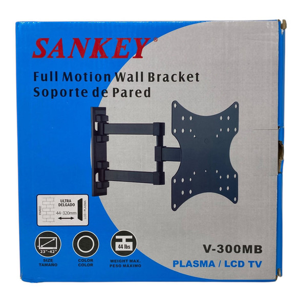 TV WALL BRACKET 23"-42" SANKEY V-300MB FULL MOTION
