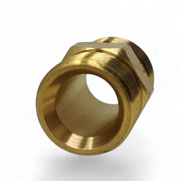 PRESSURE WASHER COUPLER BRASS 22mm BOTH SIDE TREADED