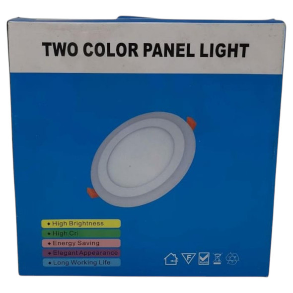 LED PANEL LIGHT 2 COLOR 12W+4W RGB WITH REMOTE FITZGERALD BLUE BOX