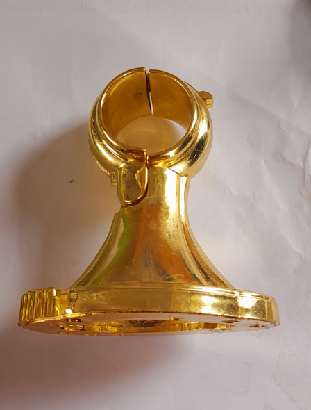 CURTAIN ROD HOLDER GOLD PLASTIC DECORATIVE EACH