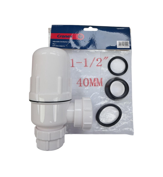 SINK BOTTLE TRAP 1 1/2" PVC CRONEX CXP5926