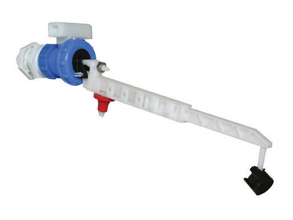 CISTERN ARM PLASTIC BALLVALVE CXP5084 SIDE ENTRY