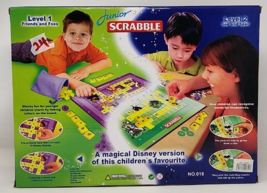 Toy Junior Scrabble Word Game Fun With Your Disney Friends CH392
