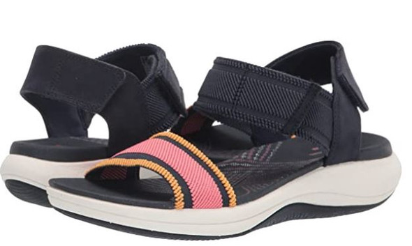 Footwear Clarks Women's Mira Sea Sandal Navy Multi