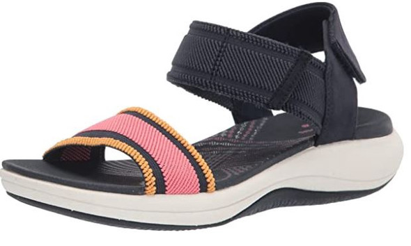 Footwear Clarks Women's Mira Sea Sandal Navy Multi