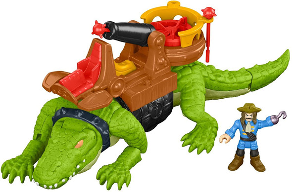 Toy Fisher-Price Imaginext Walking Croc & Pirate Hook