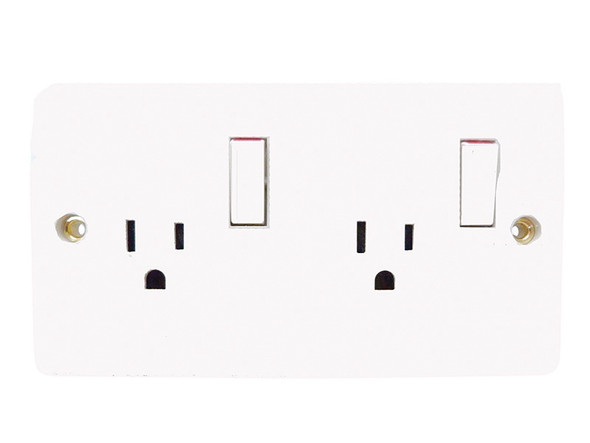 SWITCH SOCKET OUTLET DUPLEX 15AMPS DOUBLE CXE7047 CRONEXRABO