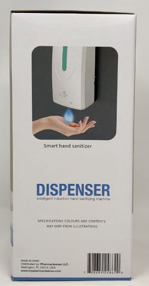 HAND STERILIZER SPRAY DISPENSER PHARMA CLEANSE 0.25s