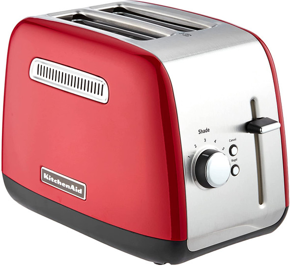 TOASTER 2 SLICE KITCHENAID KMT2115ER WITH MANUAL LIFT LEVER EMPIRE RED 1Y
