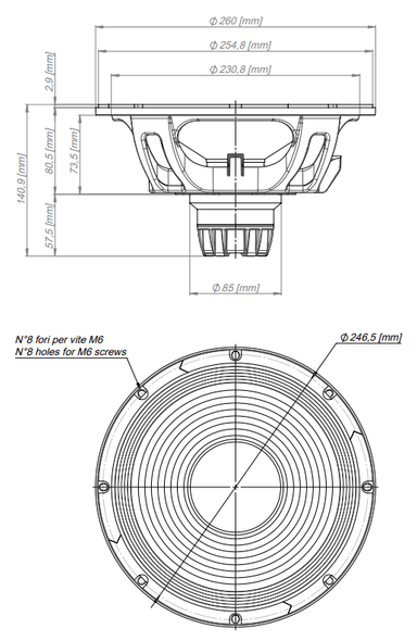 SPEAKER 18SOUND 10" 10NTLS2000