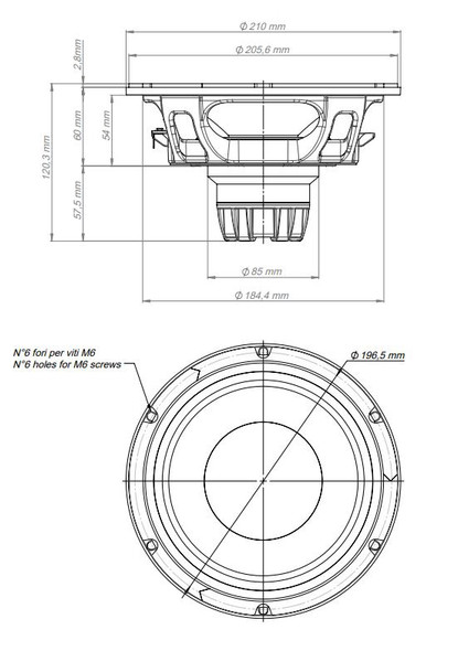 SPEAKER 18SOUND 8" 8NTLW2000