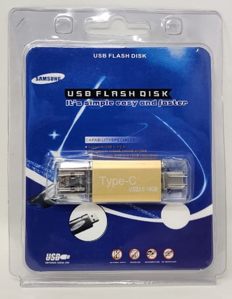 COMPUTER FLASH DRIVE 16GB USB - TYPE-C 3.0 DISK METAL / Red COMPUTER FLASH DRIVE 16GB USB - TYPE-C 3.0 DISK METAL / Red