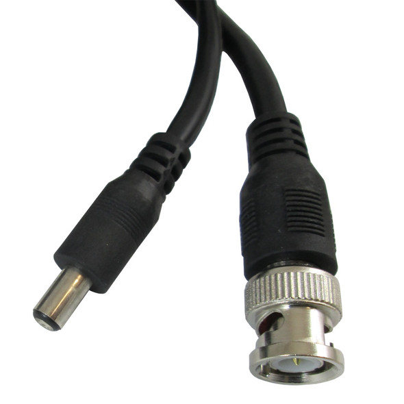 SECURITY CABLE 25' I-RG59+2C-25B BNC & POWER BLACK BLASTKING