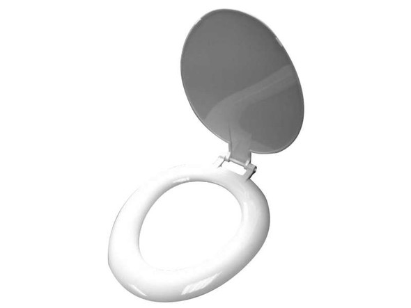 TOILET SEAT CRONEX CXP5025 PLASTIC WHITE ECONOMY
