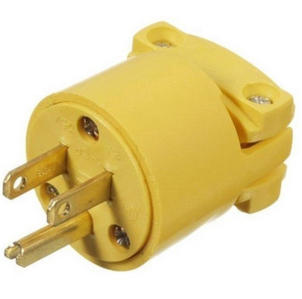 PLUG 3 PIN VISTA VE YELLOW W/CLAMP 15A 6510 45411