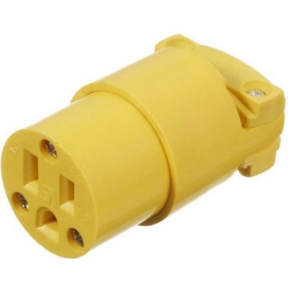 POINT DUPLEX SINGLE HANGING VISTA VE 15A YELLOW W/CLAMP 6503 45401