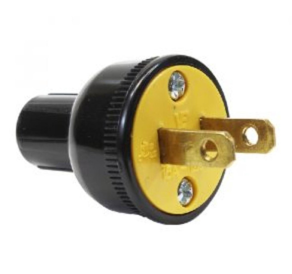 PLUG 2 PIN VISTA VE15A BLACK & YELLOW 6947 45420