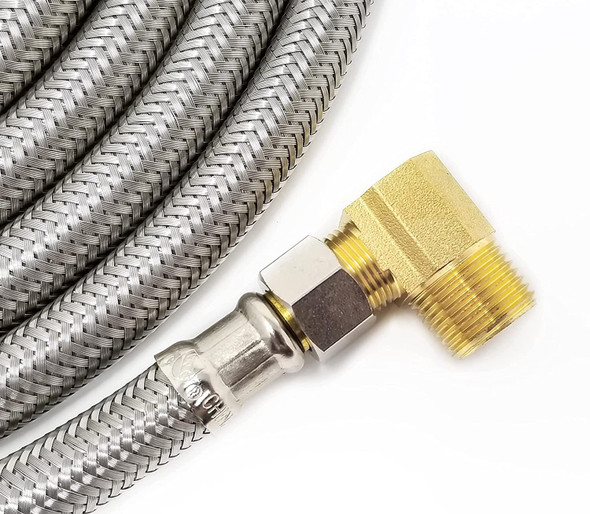 DISHWASHER FITTING KELARO 4' HOSE KIT DISHWASHER FITTING KELARO 4' HOSE KIT