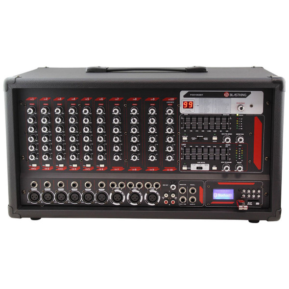 MIXER AMPLIFIER COMBO BLASTKING I78B-POD1062BT 10CH POWERED