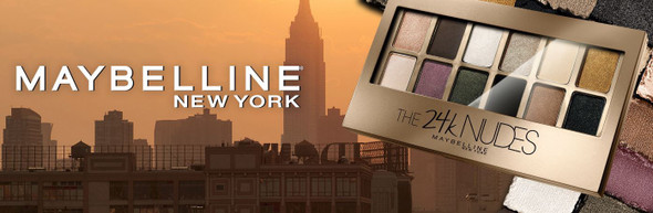 Makeup Eyeshadow Palette Maybelline  The 24K Nudes 12 Shades