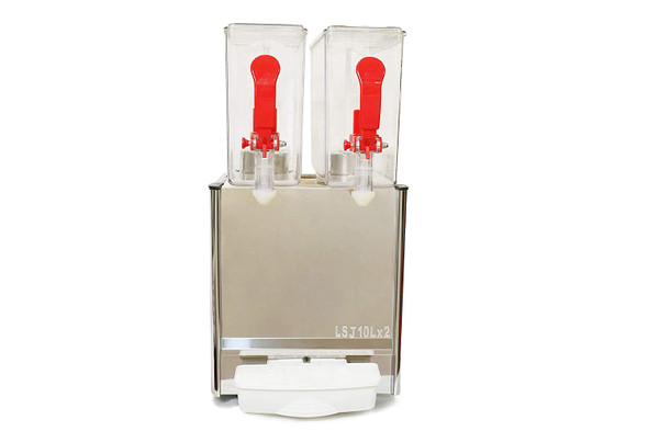 BEVERAGE JUICE DISPENSER DOUBLE 10L LSJ10LX2 COLD MIXER BEVERAGE JUICE DISPENSER DOUBLE 10L LSJ10LX2 COLD MIXER