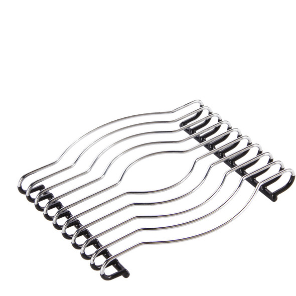 METAL POT HOLDER TRIVET 6-00803 JESSAR CHROME WITH HALF PU COATING