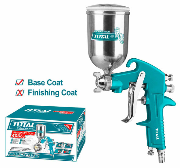 SPRAY GUN TOTAL TAT10402 400CC