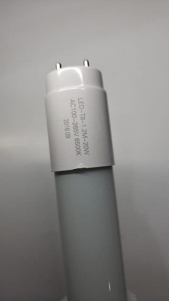 TUBE 4FT LED 20W LED-T8-1.2M-20W AC100-265V 6500K 2018.09