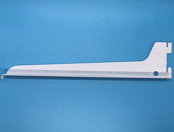 METAL STRIP HOOK BRACKET 12" #10432 H/D WHITE EACH