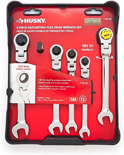 SPANNER SET 5PCS HUSKY FLEX HEAD 629 214