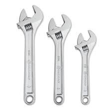 WRENCH SET 3PCS CRESENT AC26810VS ADJUSTABLE
