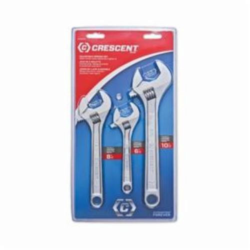 WRENCH SET 3PCS CRESENT AC26810VS ADJUSTABLE