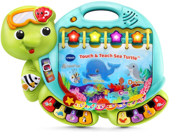 Toy VTech Touch and Teach Sea Turtle Interactive Learning Book
