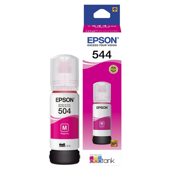 COMPUTER PRINTER INK EPSON 544 MAGENTA T544320-AL ECOTANK