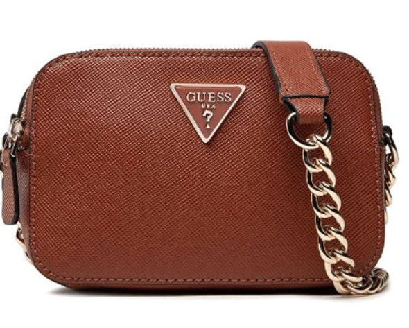 Bag GUESS Noelle Crossbody Camera Cognac