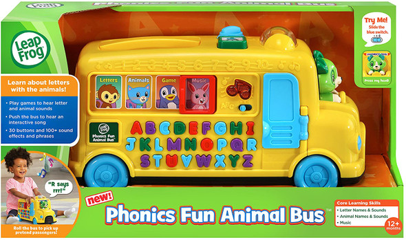 Toy LeapFrog Phonics Fun Animal Bus