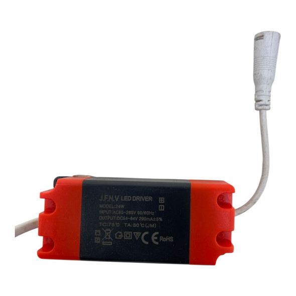 BALLAST LED DRIVER 24W AC85-265 J.F.N.V ORANGE & BLACK