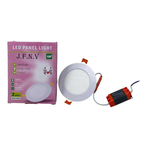 LIGHT LED PANEL 6W J.F.N.V ROUND WHITE 6500K 85-265V
