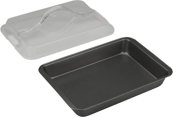 CAKE PAN GOODCOOK BAKE-N-TAKE COVERED CAKE CARRIER #04307