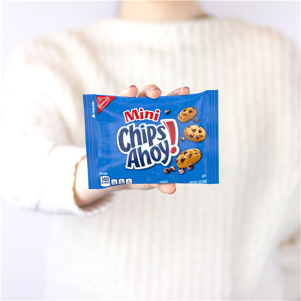 NABISCO CHIPS AHOY! MINI CHOCOLATE CHIP COOKIES 1PACK SINGLE 1oz 28g