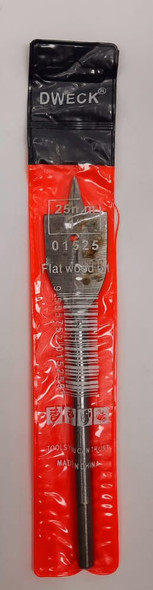 DRILL BIT FLAT 1" X 6" SHORT DWECK 01525