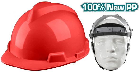 SAFETY HELMET  TOTAL TSP2611 RED SAFETY HELMET  TOTAL TSP2611 RED