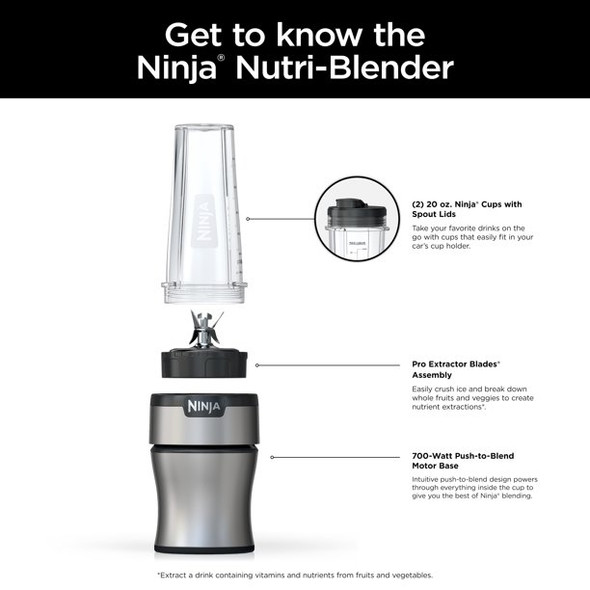 BLENDER NUTRI NINJA BN300 700W PERSONAL