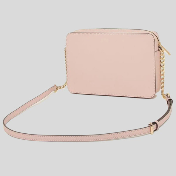 Bag Michael Kors Crossbody Leather Jet Set Gold Blush / Brown