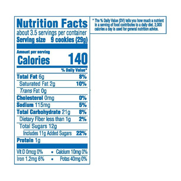 NABISCO OREO MINI SANDWICH COOKIES GO-PAKS! 3.5oz 99g